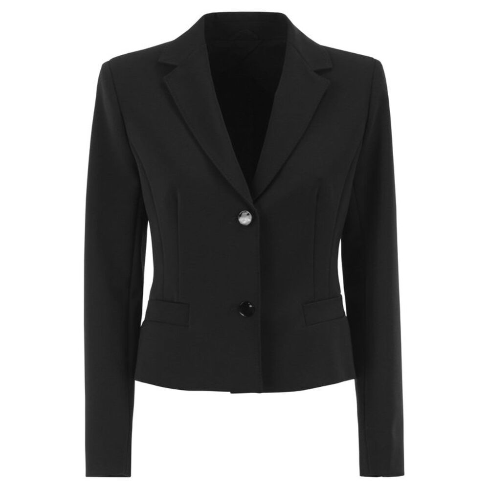 Maxmara Studio Women Mstcantico - Slim-Fit Stretch Technical Fabric Blazer